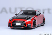 Indlæs billede til gallerivisning 1/18 2022 Nissan Skyline GT-R (R35) Nismo, vibrant red 1:18