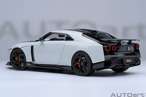 NISSAN GT-R50 BY ITALDESIGN 2021 WHITE MET BLACK 1:18