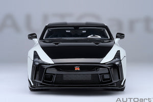 NISSAN GT-R50 BY ITALDESIGN 2021 WHITE MET BLACK 1:18