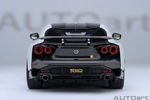 NISSAN GT-R50 BY ITALDESIGN 2021 WHITE MET BLACK 1:18