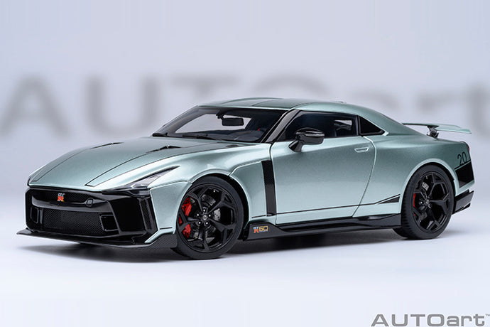 NISSAN GT-R50 BY ITALDESIGN 2021 GREEN MET BLACK 1:18