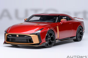 NISSAN GT-R50 BY ITALDESIGN 2021 RED MET GOLD