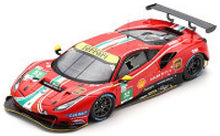Indlæs billede til gallerivisning Ferrari 488 GTE EVO #52 SERRA/MOLINA/BIRD 24H LE MANS 2021 rød/gul 1:43