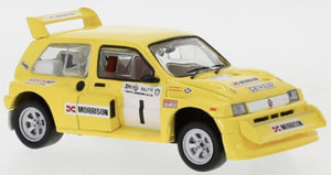 MG METRO 6R4 #1 MILNE.WILSON SCOTTISH RALLY CHAMPIONSHIP WINNER 1991 gul 1:43