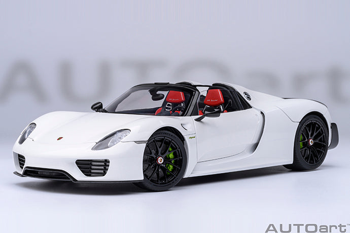 PORSCHE 918 SPYDER WEISSACH PACKAGE 2013 WHITE 1:18