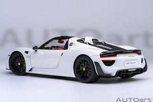 PORSCHE 918 SPYDER WEISSACH PACKAGE 2013 WHITE 1:18