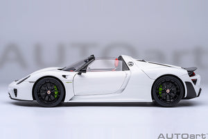 PORSCHE 918 SPYDER WEISSACH PACKAGE 2013 WHITE 1:18