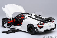 Indlæs billede til gallerivisning PORSCHE 918 SPYDER WEISSACH PACKAGE 2013 WHITE