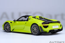 Indlæs billede til gallerivisning PORSCHE 918 SPYDER WEISSACH PACKAGE 2013 ACIDE GREEN 1:18