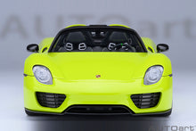 Indlæs billede til gallerivisning PORSCHE 918 SPYDER WEISSACH PACKAGE 2013 ACIDE GREEN 1:18