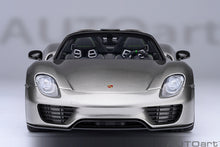 Indlæs billede til gallerivisning PORSCHE 918 SPYDER WEISSACH PACKAGE 2013 LIQUID SILVER MET