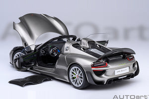 PORSCHE 918 SPYDER WEISSACH PACKAGE 2013 LIQUID SILVER MET