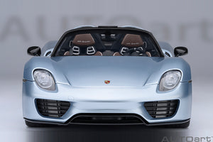 PORSCHE 918 SPYDER WEISSACH PACKAGE 2013 LIQUID CHROME BLUE MET
