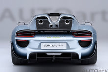 Indlæs billede til gallerivisning PORSCHE 918 SPYDER WEISSACH PACKAGE 2013 LIQUID CHROME BLUE MET
