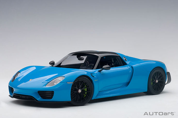 2013 Porsche 918 Spyder, riviera blue 1:18