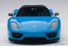 Indlæs billede til gallerivisning 2013 Porsche 918 Spyder, riviera blue 1:18