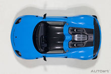 Indlæs billede til gallerivisning 2013 Porsche 918 Spyder, riviera blue 1:18