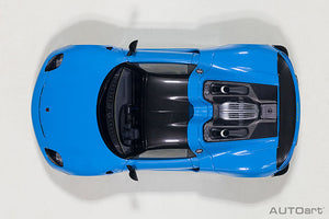 2013 Porsche 918 Spyder, riviera blue 1:18