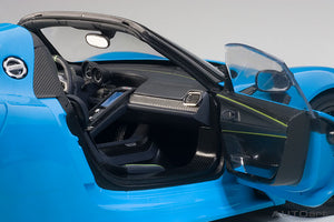 2013 Porsche 918 Spyder, riviera blue 1:18