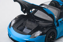 Indlæs billede til gallerivisning 2013 Porsche 918 Spyder, riviera blue 1:18