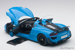 2013 Porsche 918 Spyder, riviera blue 1:18
