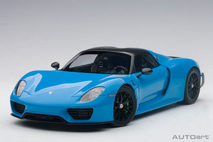 2013 Porsche 918 Spyder, riviera blue 1:18