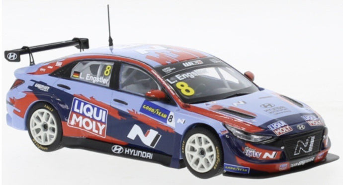 Hyundai ELANTRA N TCR LIQUI MOLY RACING TEAM #8 L.ENGSRLER WTCR DEUTSCHLAND 2021 blå/rød 1:43