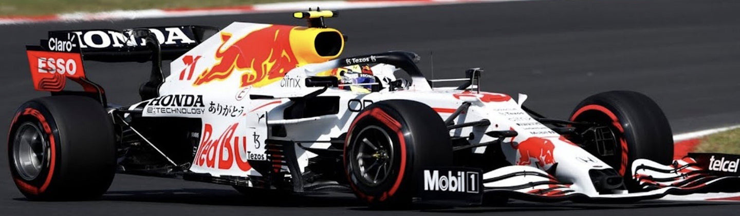 RED BULL F1 RB16B HONDA RA620H TEAM RED BULL RACING N 11 3rd TURKISH GP 2021 SERGIO PEREZ WHITE RED 1:43