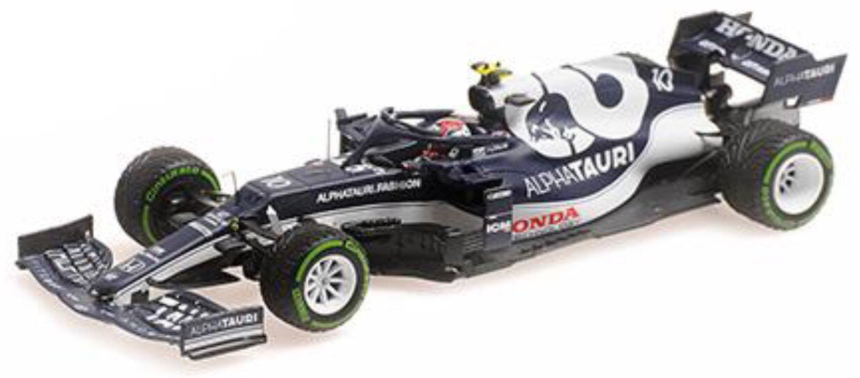 ALPHA TAURI F1 AT02 HONDA RA620H TEAM ALPHA TAURI N 10 TURKISH GP 2021 PIERRE GASLY WHITE BLUE 1:43