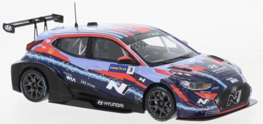 HYUNDAI VELOSTER N ETCR N.3 HYUNDAI MOTORSP.ETCR PAU 2021 CHILTON 1:43
