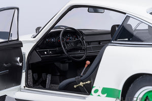 1/18 Porsche 911 Carerra 2.7 RS, Grandprix white with green stripes 1:18