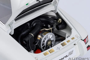 1/18 Porsche 911 Carerra 2.7 RS, Grandprix white with green stripes 1:18