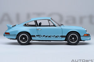 1/18 Porsche 911 Carerra 2.7 RS, Gulf blue with black stripes 1:18