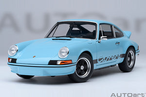 1/18 Porsche 911 Carerra 2.7 RS, Gulf blue with black stripes 1:18