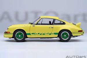 1/18 Porsche 911 Carerra 2.7 RS, Light yellow with green stripes 1:18