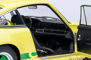 1/18 Porsche 911 Carerra 2.7 RS, Light yellow with green stripes 1:18