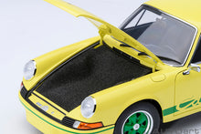 Indlæs billede til gallerivisning 1/18 Porsche 911 Carerra 2.7 RS, Light yellow with green stripes 1:18
