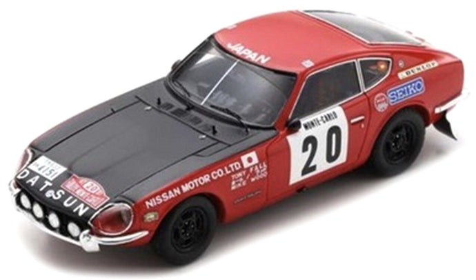 Datsun 240 Z #20 FALL/WOOD 29th RALLY MONTE CARLO 1972 rød/sort 1:43
