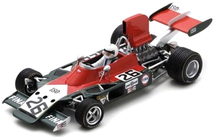Iso IR #26 TIM SCHENKEN CANADIAN GP 1973 rød/grøn/hvid 1:43