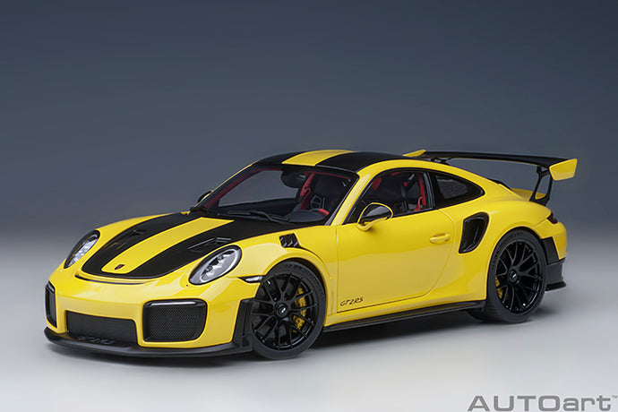 porsche 911 (991) GT2 weissach package, racing yellow 1:18