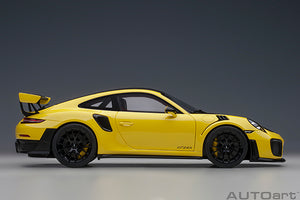 porsche 911 (991) GT2 weissach package, racing yellow 1:18