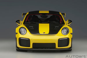 porsche 911 (991) GT2 weissach package, racing yellow 1:18