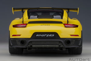 porsche 911 (991) GT2 weissach package, racing yellow 1:18