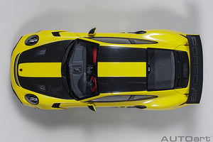 porsche 911 (991) GT2 weissach package, racing yellow 1:18