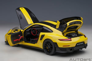 porsche 911 (991) GT2 weissach package, racing yellow 1:18