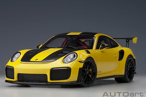 porsche 911 (991) GT2 weissach package, racing yellow 1:18