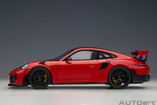 Indlæs billede til gallerivisning porsche 911 (991) GT2 weissach package, guards red 1:18