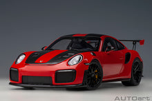 Indlæs billede til gallerivisning porsche 911 (991) GT2 weissach package, guards red 1:18