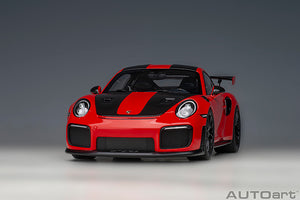 porsche 911 (991) GT2 weissach package, guards red 1:18