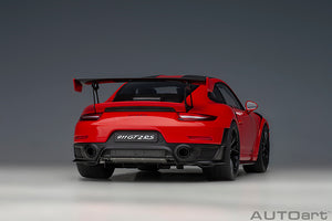 porsche 911 (991) GT2 weissach package, guards red 1:18